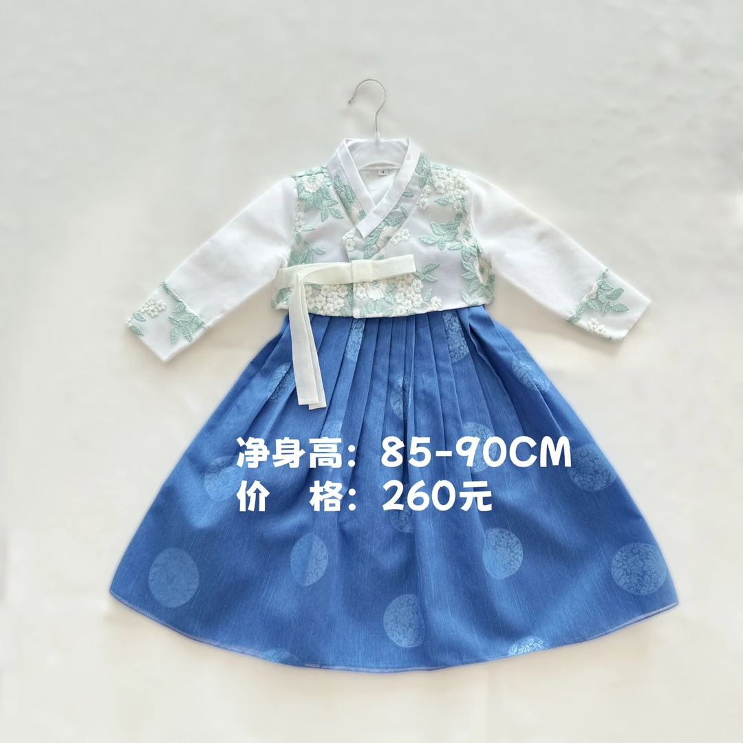 东花韩服东花韩服朝鲜族韩服民俗民族服装舞台服女孩韩服特价