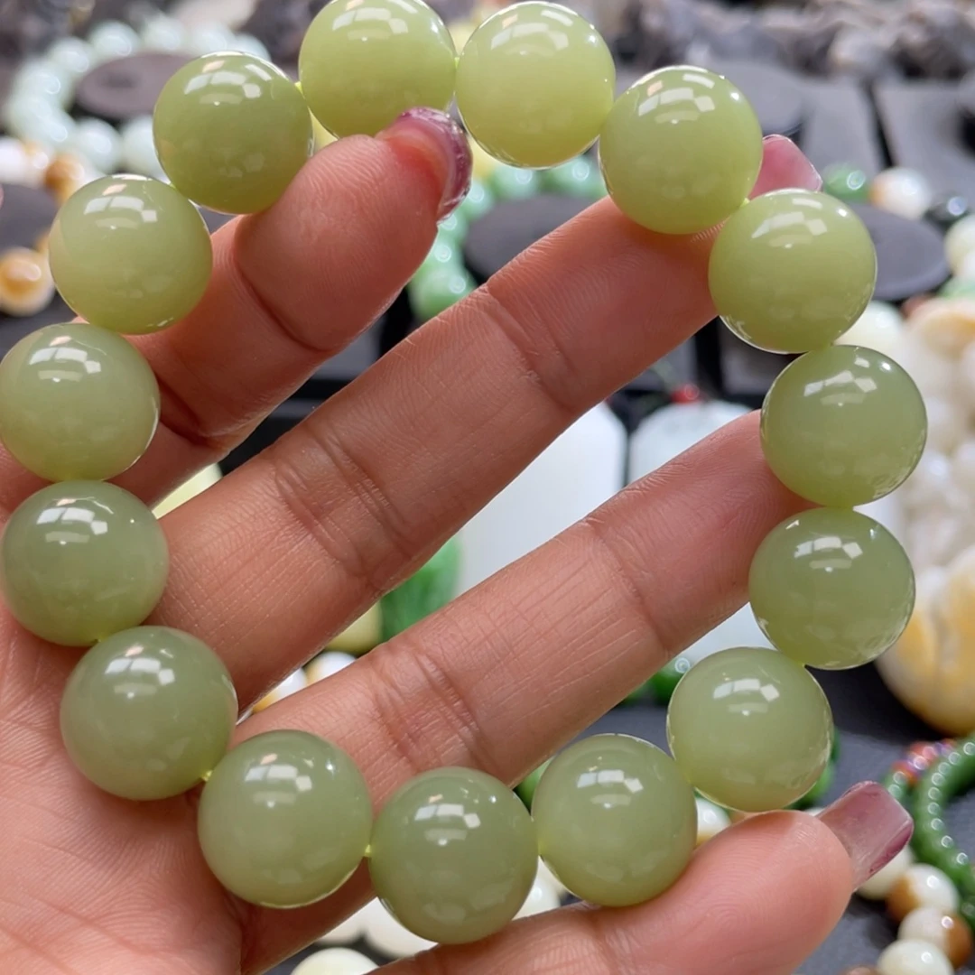 和田玉手串未镶嵌