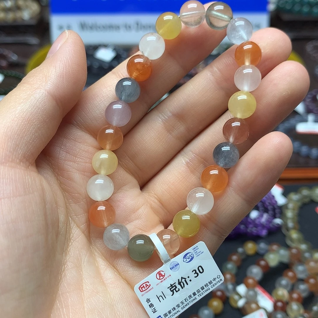 水晶手链未镶嵌鎾****7手链