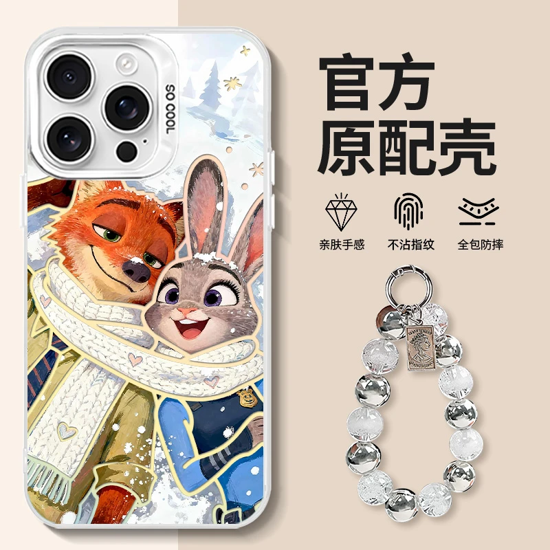 围巾朱迪适用苹果17/16Pro华为mate80小米0PP0疯狂动物城