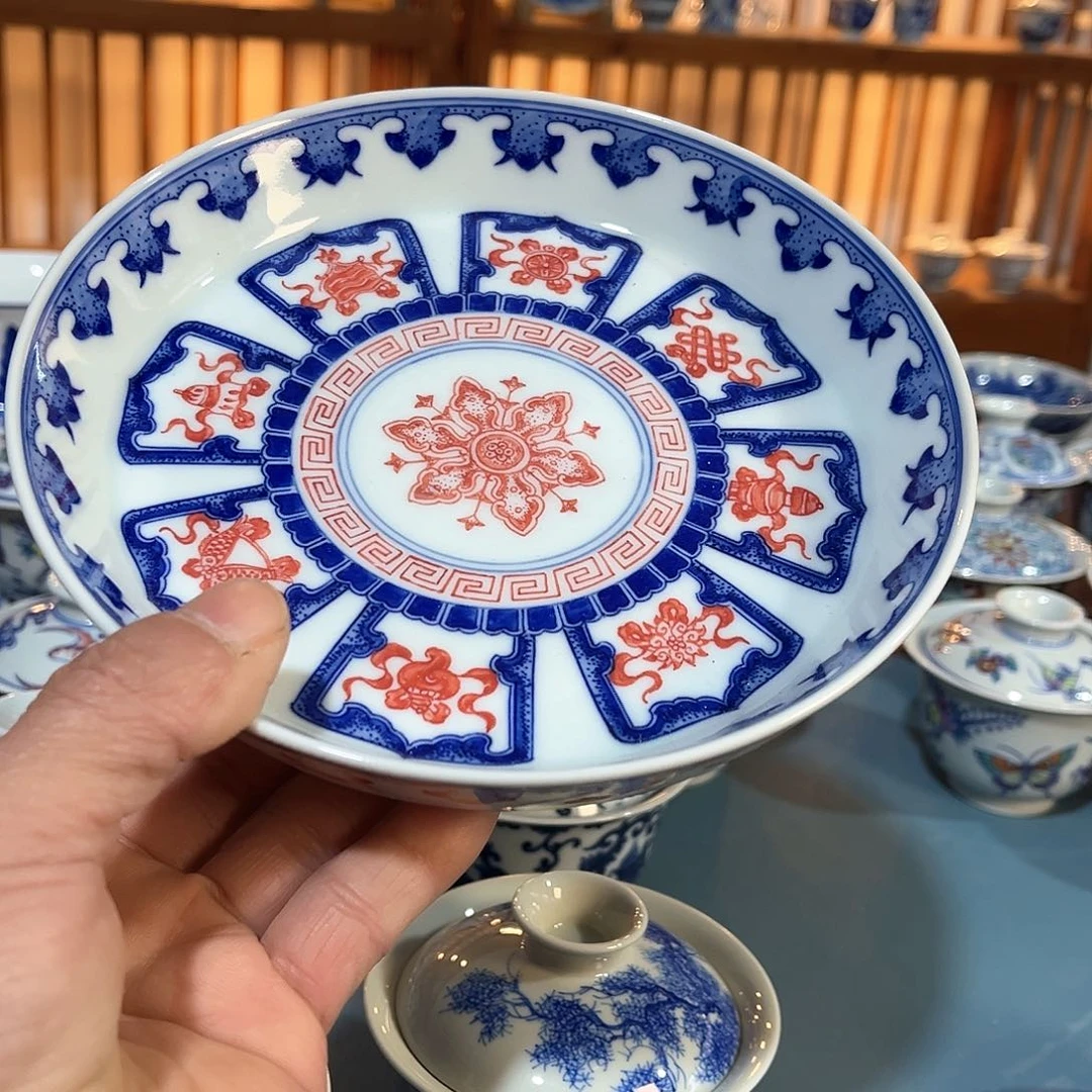 錡镇堂手工手绘壶承