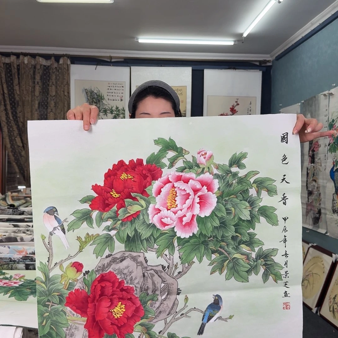 纯手绘国画作品欣赏