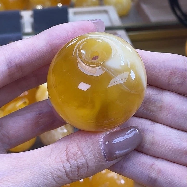琥珀未镶嵌珠宝奇石琥珀蜜蜡J19