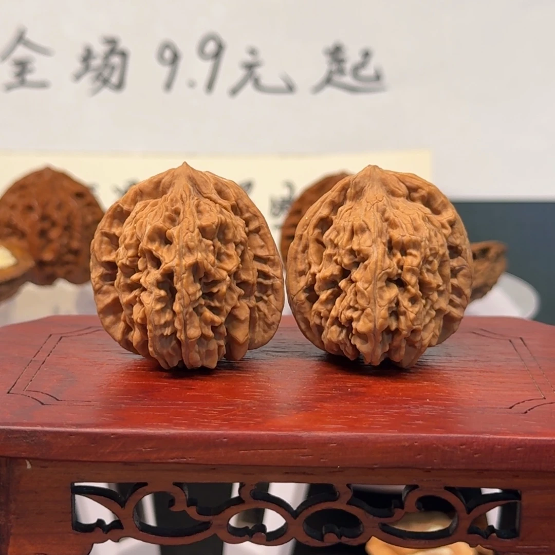 文玩核桃把件21号四座楼边38肚39高39全品无药无修原生态