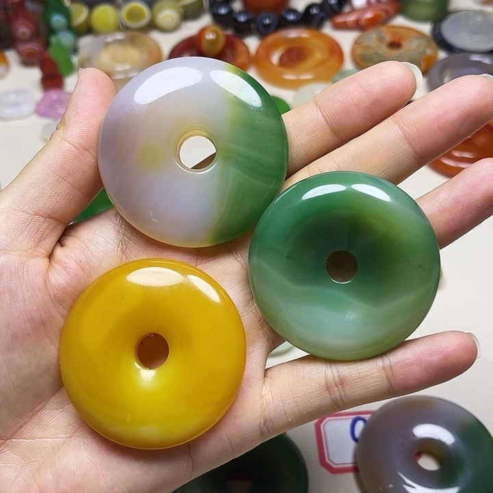 天***^玛瑙/玉髓未镶嵌颈饰