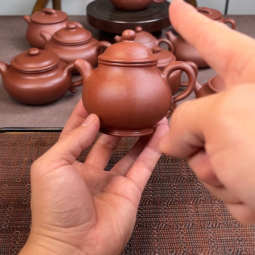 茶壶紫砂小高盘壶