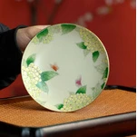 【景德镇雨溪山房】绣球戏蝶壶承yxys00003陶瓷