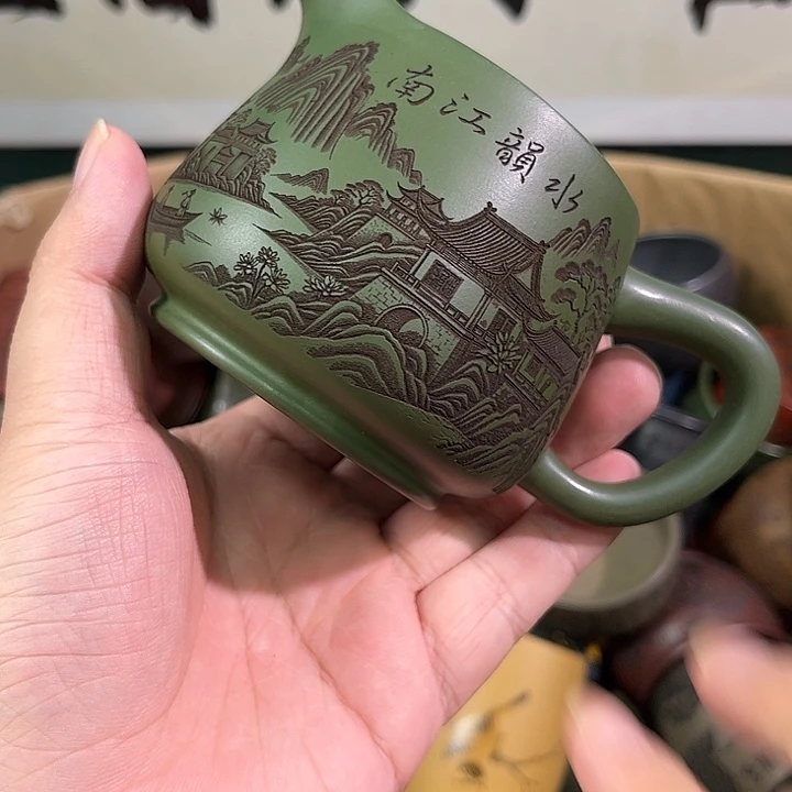 茶杯紫砂全手工紫砂主人杯