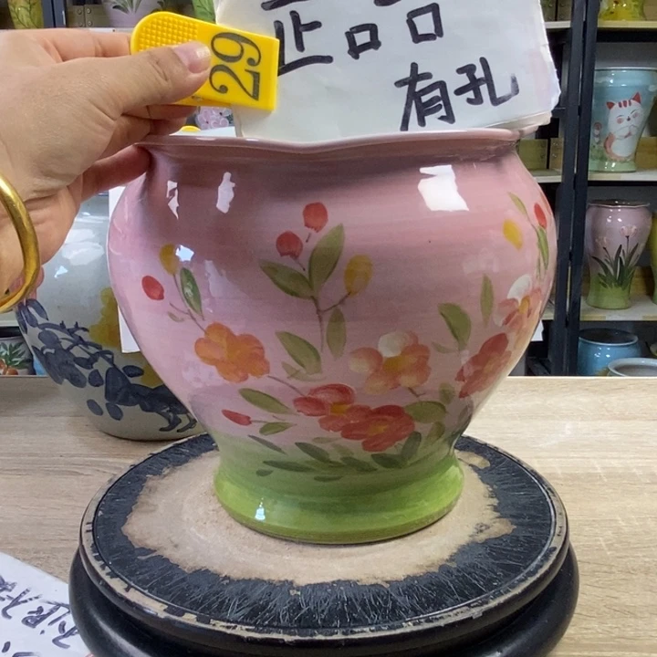 景德镇高温陶瓷花盆