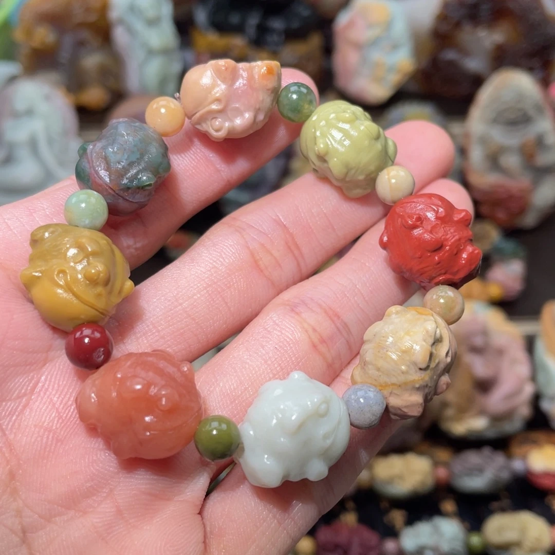 石英质玉未镶嵌手串