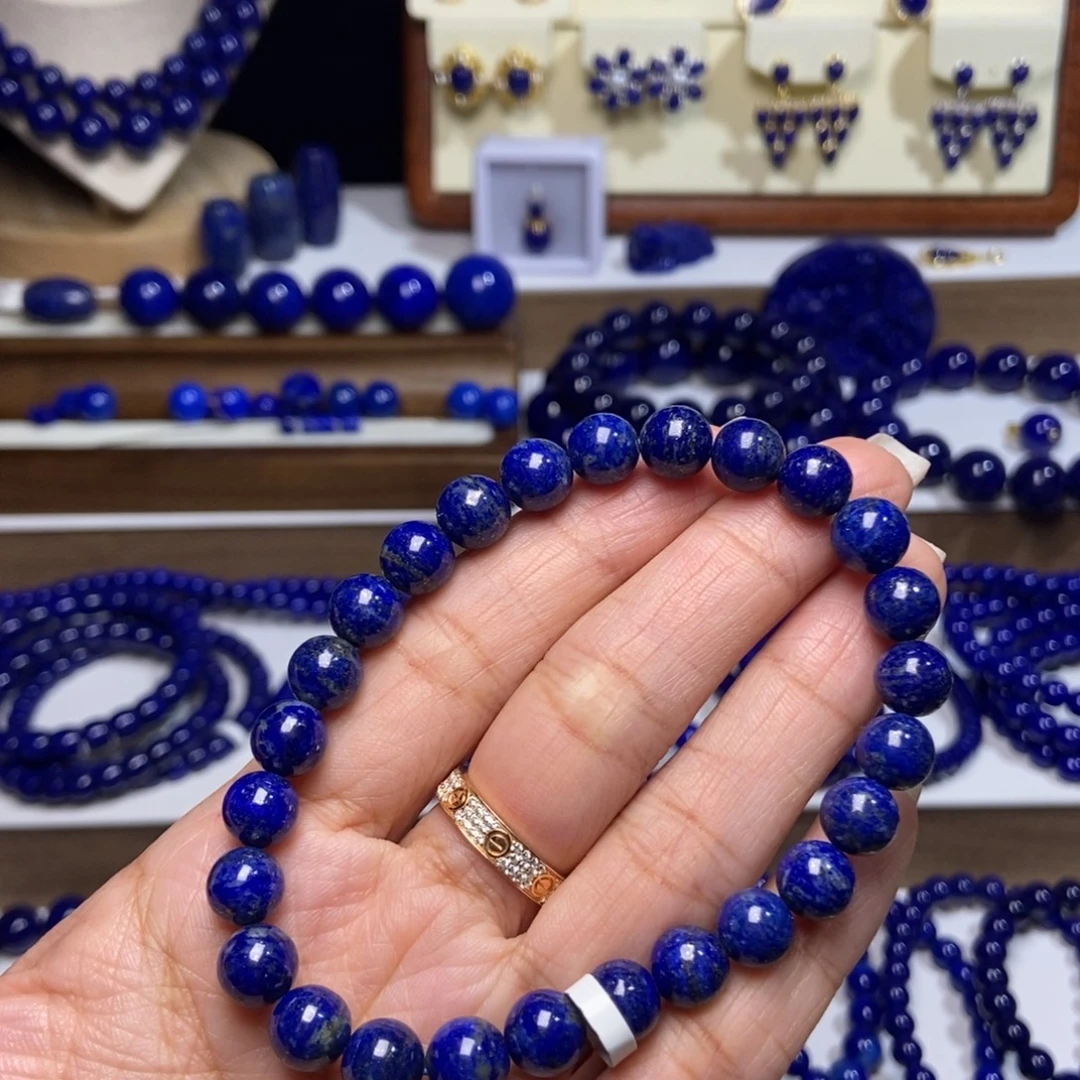 青金石未镶嵌8mm+福利手串