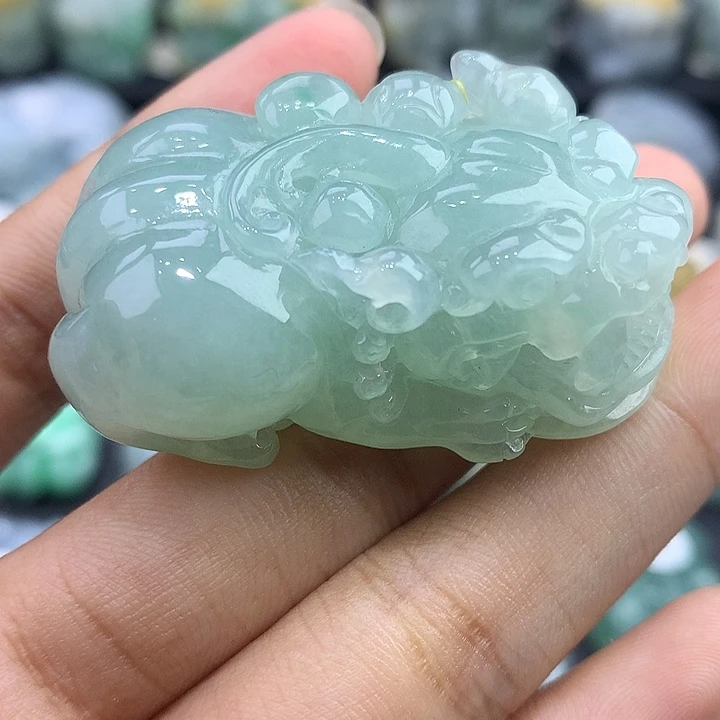 翡翠未镶嵌颈饰天然缅甸翡翠