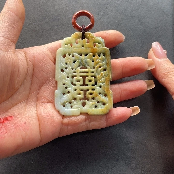 海***茉翡翠未镶嵌颈饰666