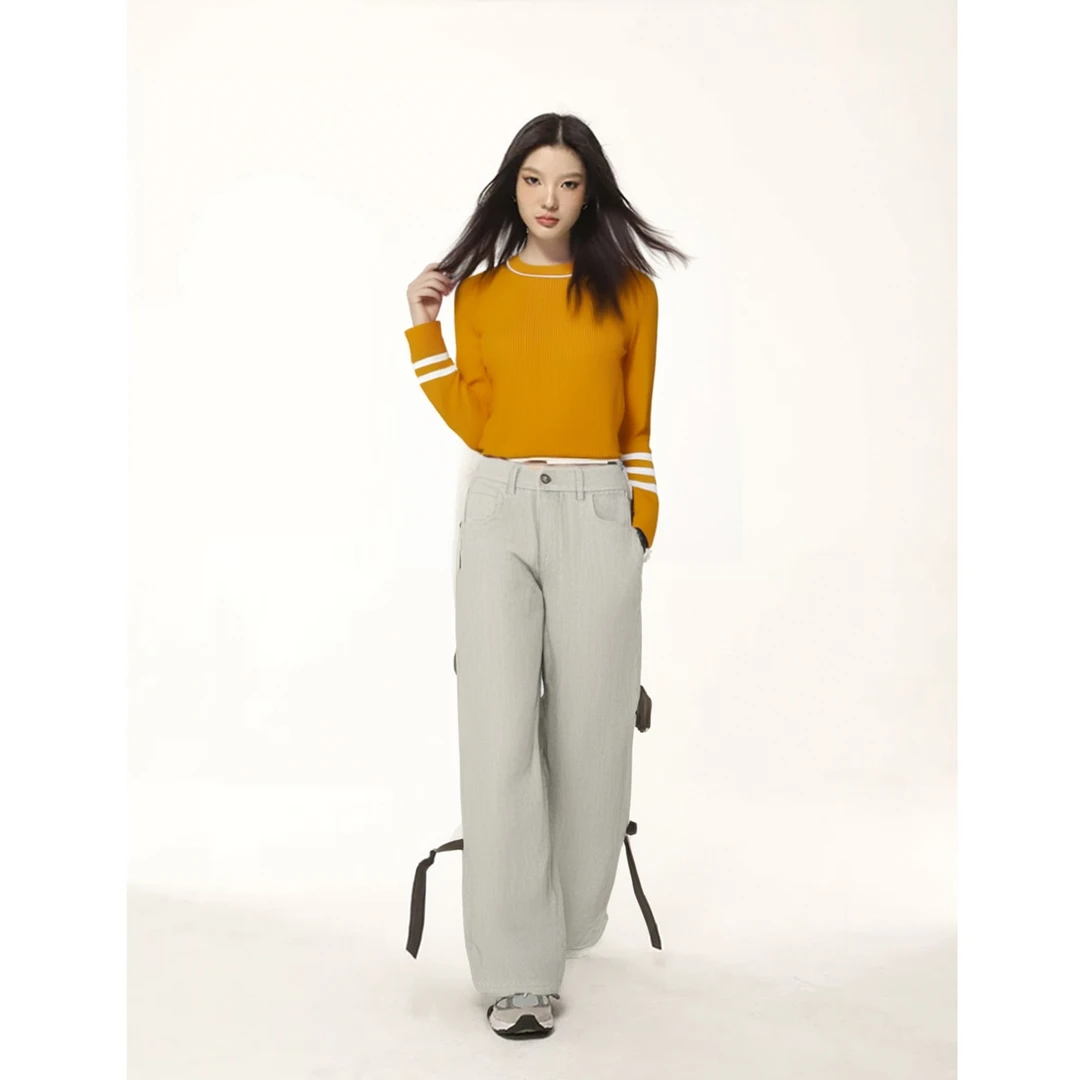 JUCY JUDY时尚百搭圆领针织衫 JJ273-JUKT521AMU