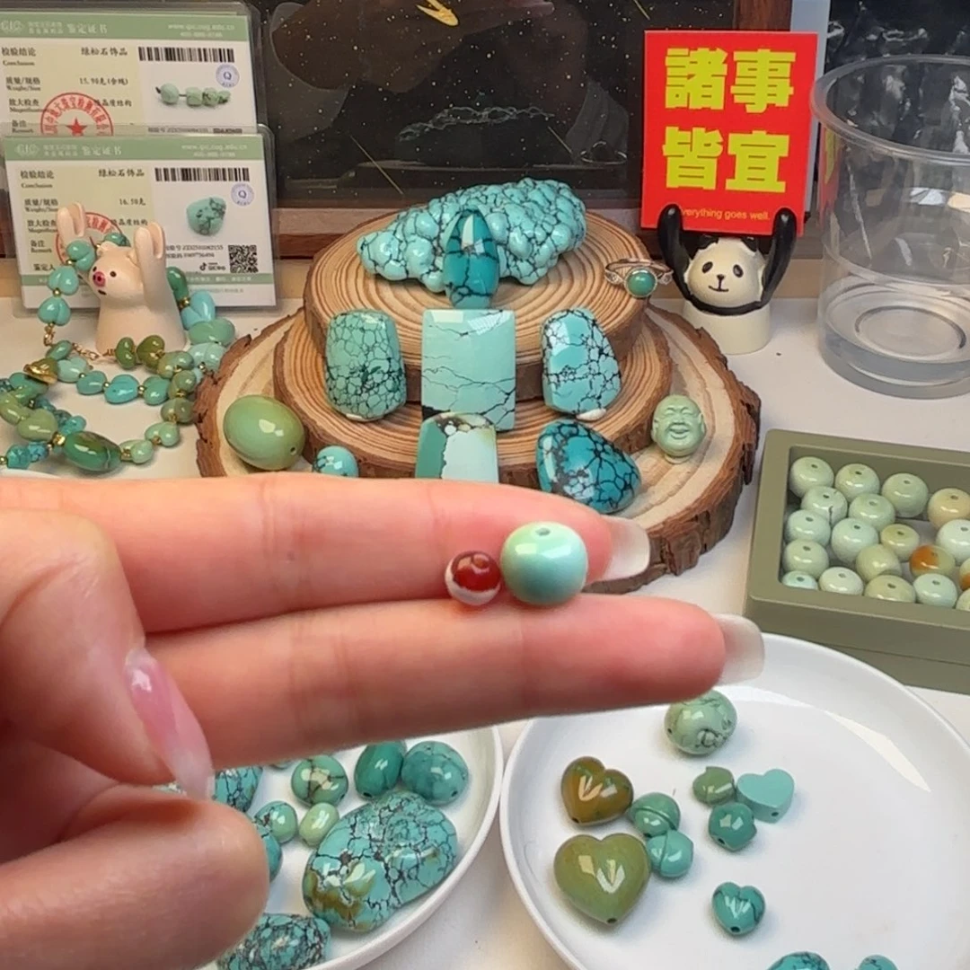 梅***遇南红玛瑙未镶嵌单珠