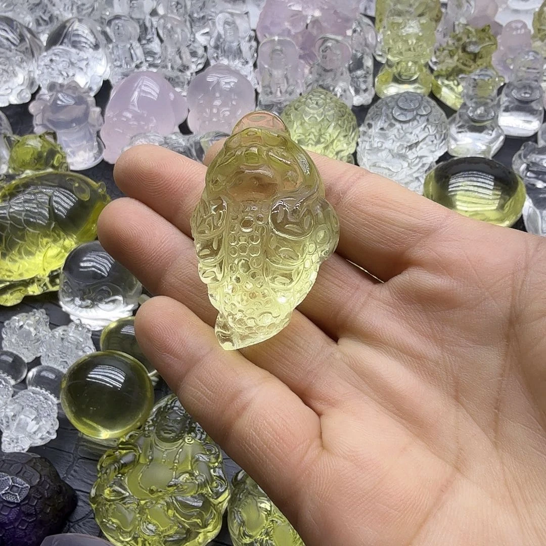 水晶颈饰未镶嵌摆件