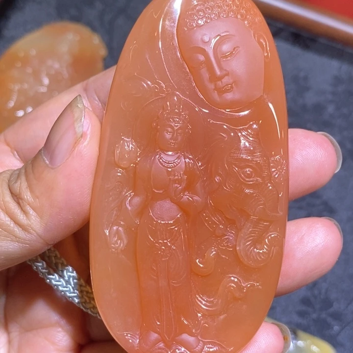 石英质玉（黄龙玉）未镶嵌手链