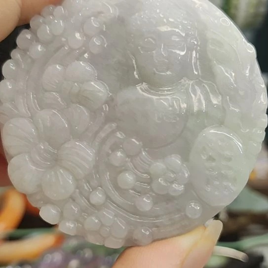 颈饰未镶嵌翡翠吊坠