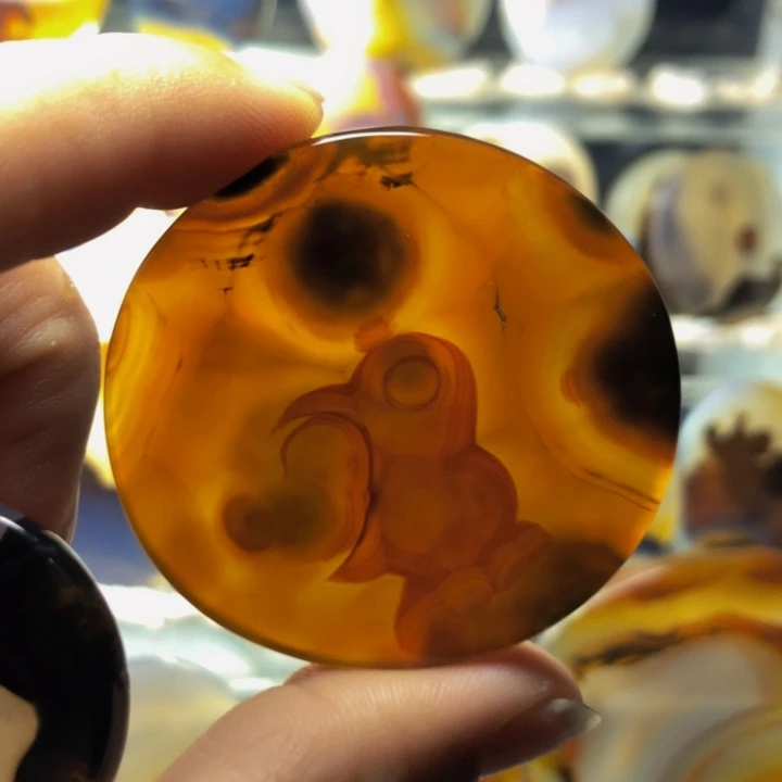 合金玛瑙/玉髓珠宝奇石東*15有瑕