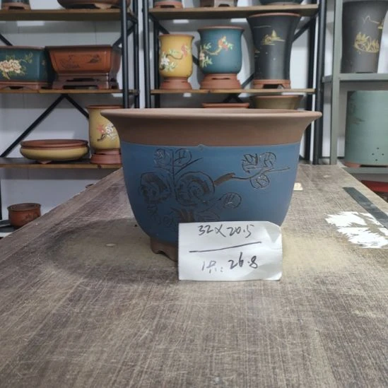 紫砂花盆库存尾货清仓