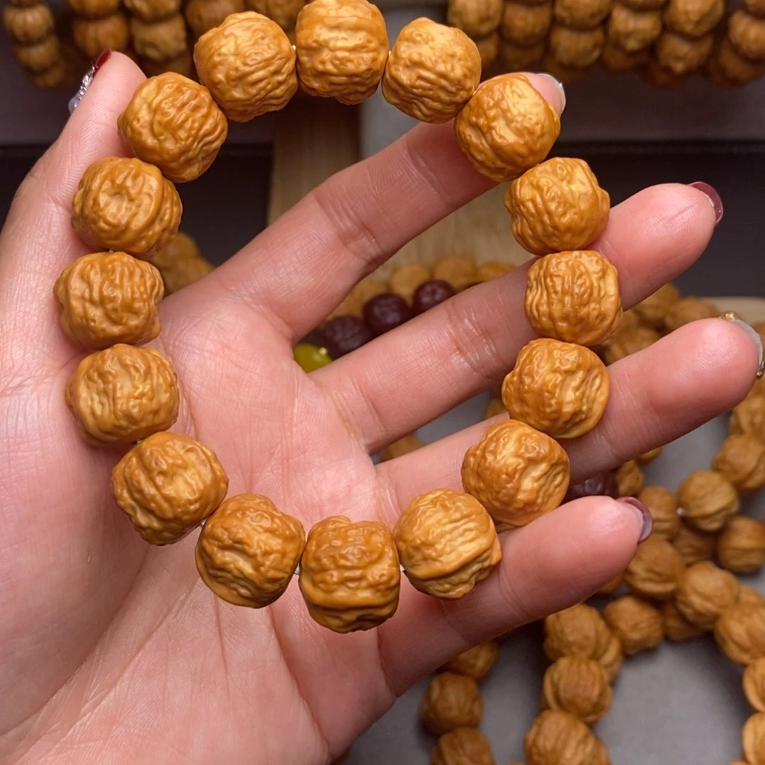 猴头核桃手串微**汤金蟾蛤蟆头