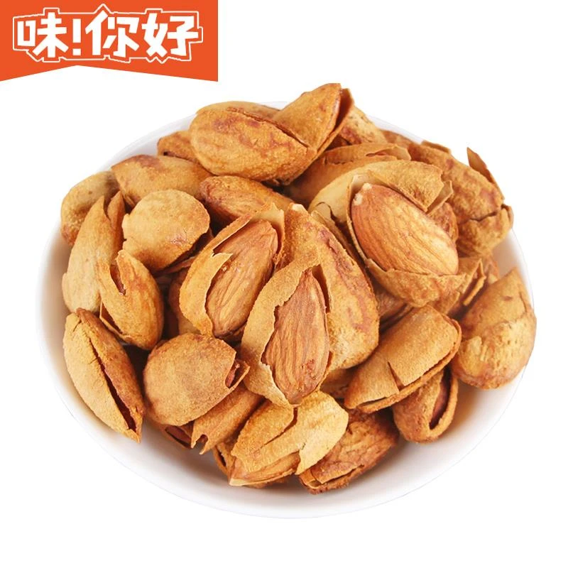 味你好巴旦木奶香味巴坦木手剥扁桃仁薄壳干坚果炒货特产笋0g