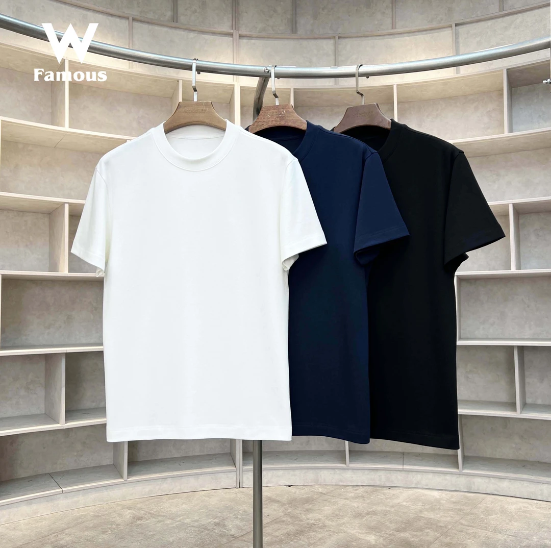 【夏季上新】8801-300克/加厚木代尔/弹力净版圆领打底衫