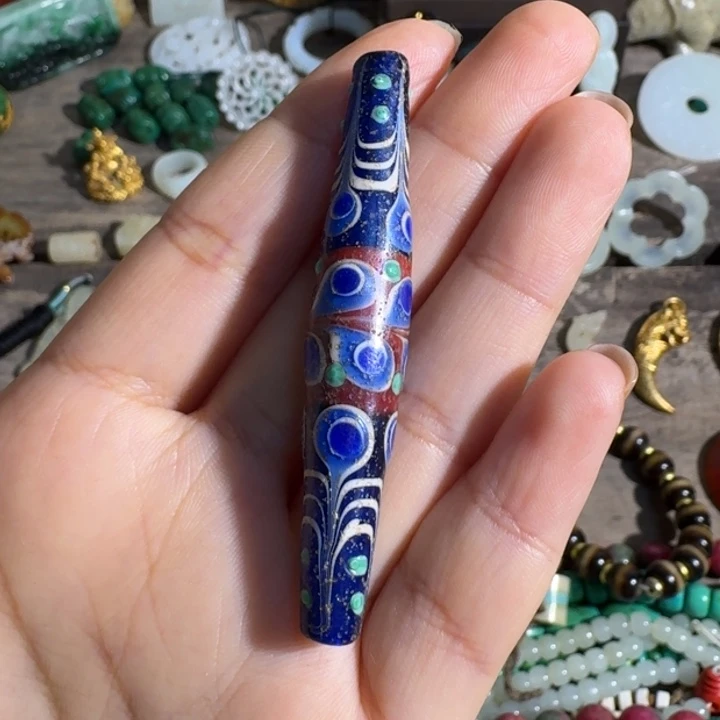 颈饰玻璃琉璃蜻蜓眼颈饰