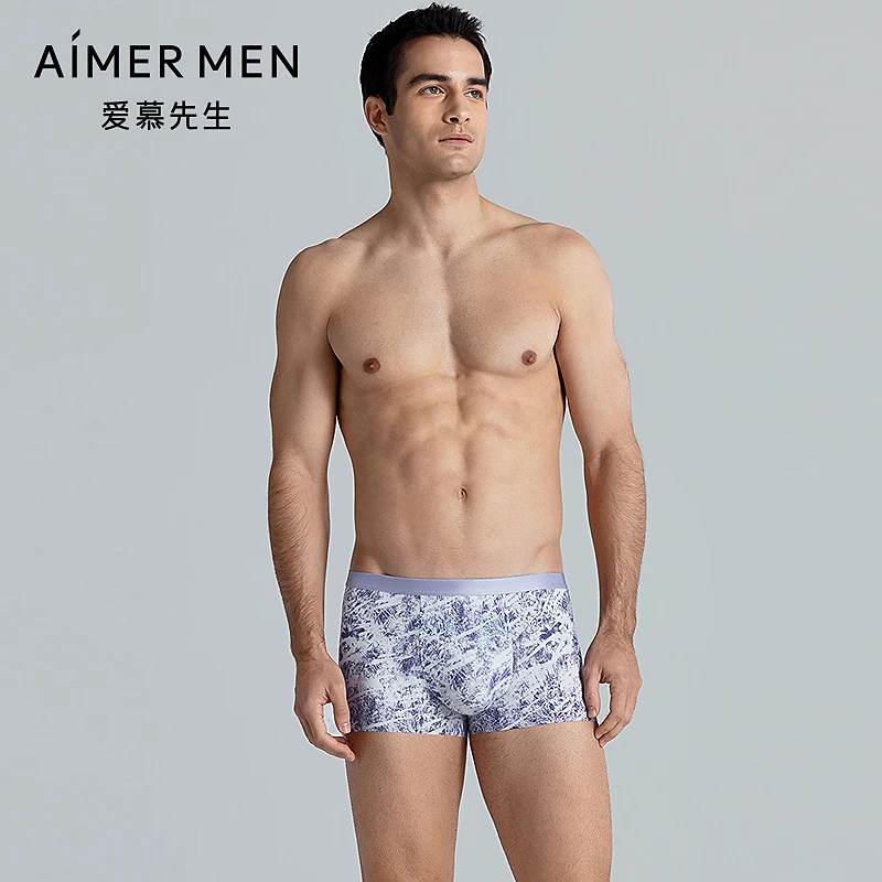 【走秀同款】爱慕先生25SSUSPACE男士中腰平角裤【大码】NS23L901