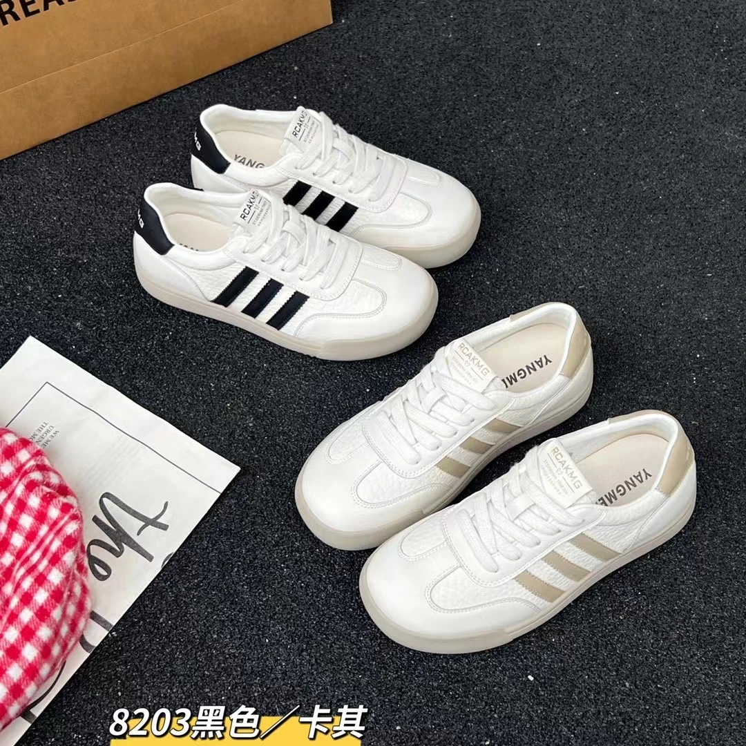 《霞姐服饰》夏季新款白色经典女鞋百搭运动平底鞋休闲鞋货号：8203