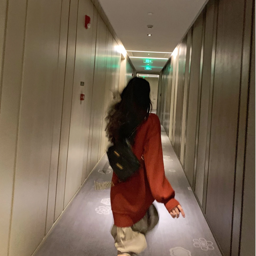 ASM ANNA◆ 初秋针织的秘密～简约宽松舒适交叠V领毛衣A4938