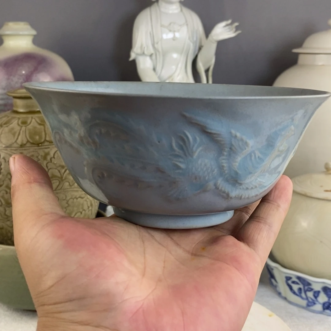 龙凤的碗碗的摆件