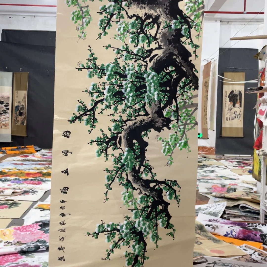 国画国画作品画心一张