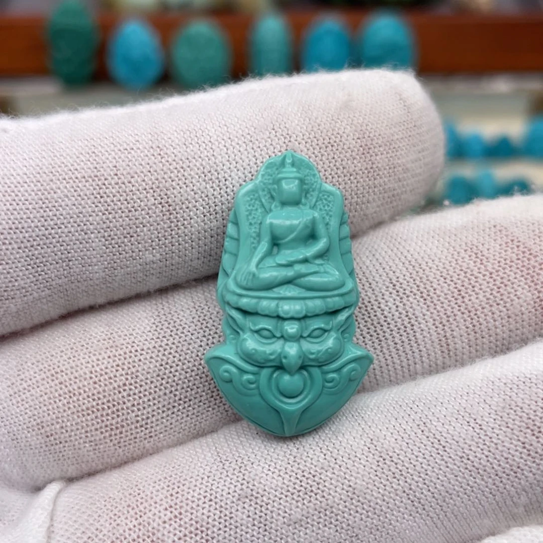 绿松石挂件未镶嵌