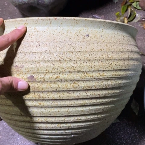 【闪购商品】紫砂花盆高25口35瑕疵手工