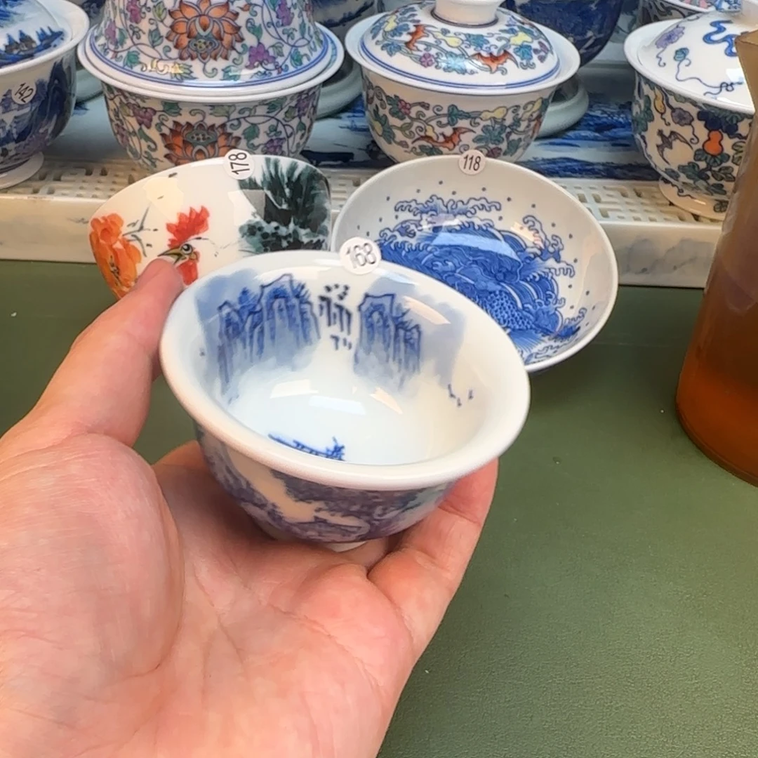 彦祖纯手工手绘茶具168