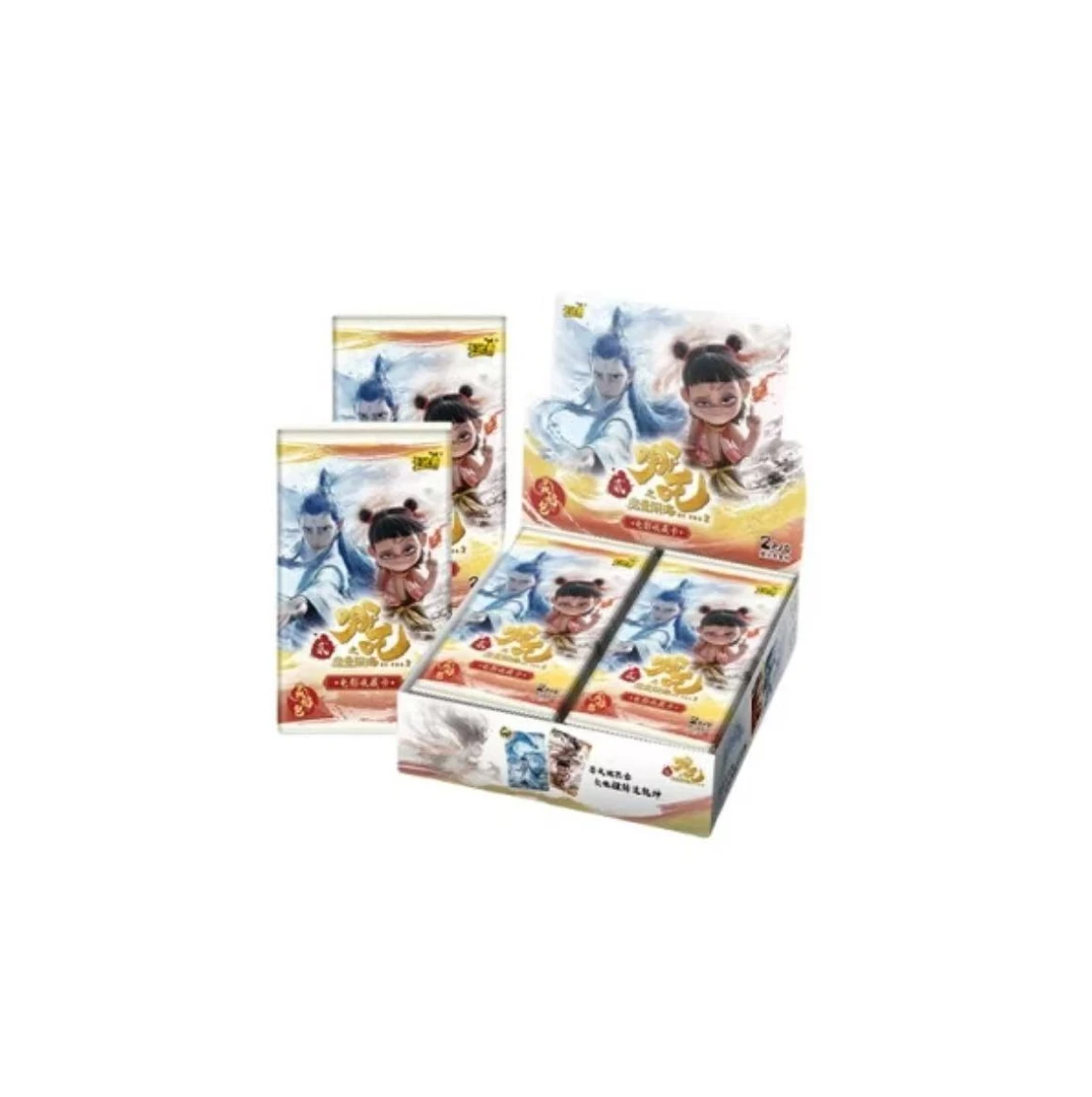 【福袋专用】卡游-哪吒之魔童闹海电影灵焰包收藏卡牌（3包）