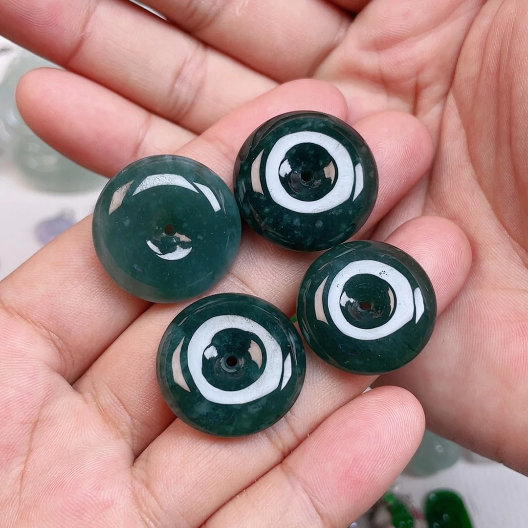 颈饰未镶嵌翡翠天然翡翠