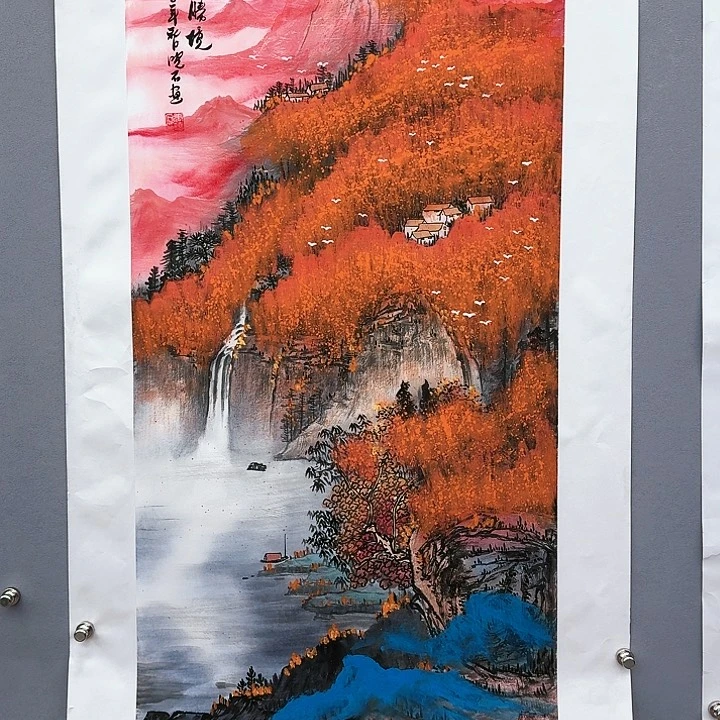 国画书法作品多次参加