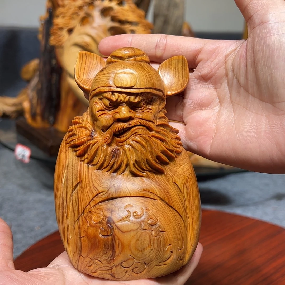 柏木崖柏木手把件摆件