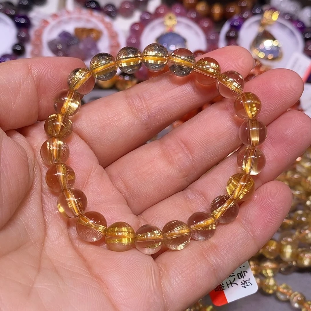 未镶嵌手链水晶金钛晶8.6