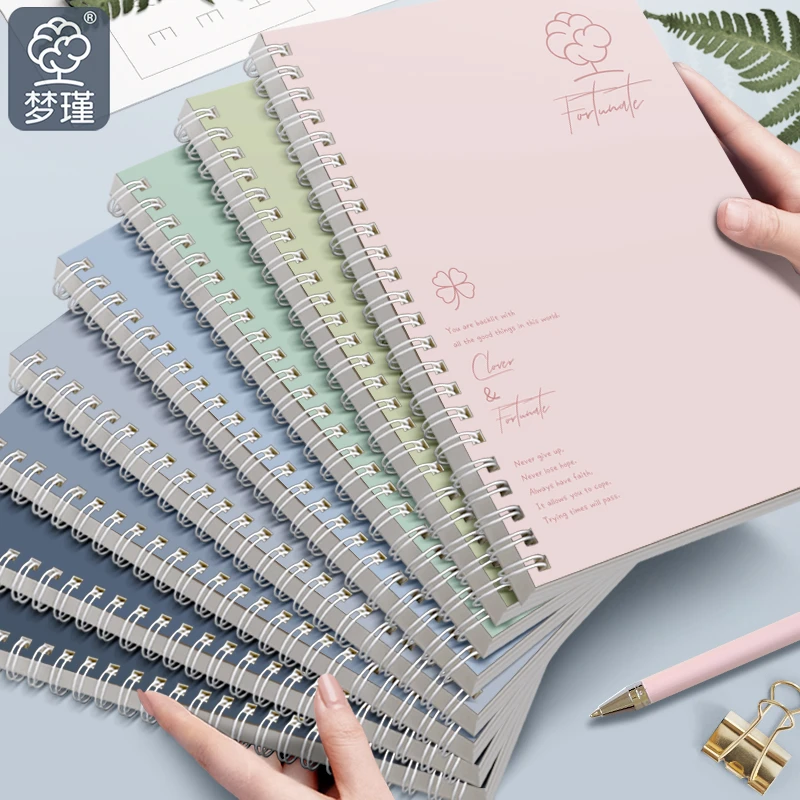 梦瑾A5线圈笔记本大学生高中加厚记事护眼纸ins高颜值文艺小清新