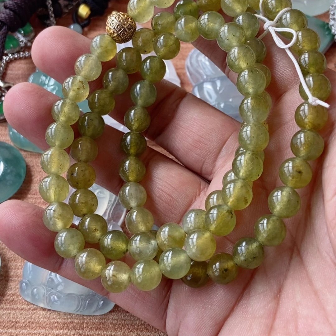 翡翠颈饰未镶嵌A**y翡翠