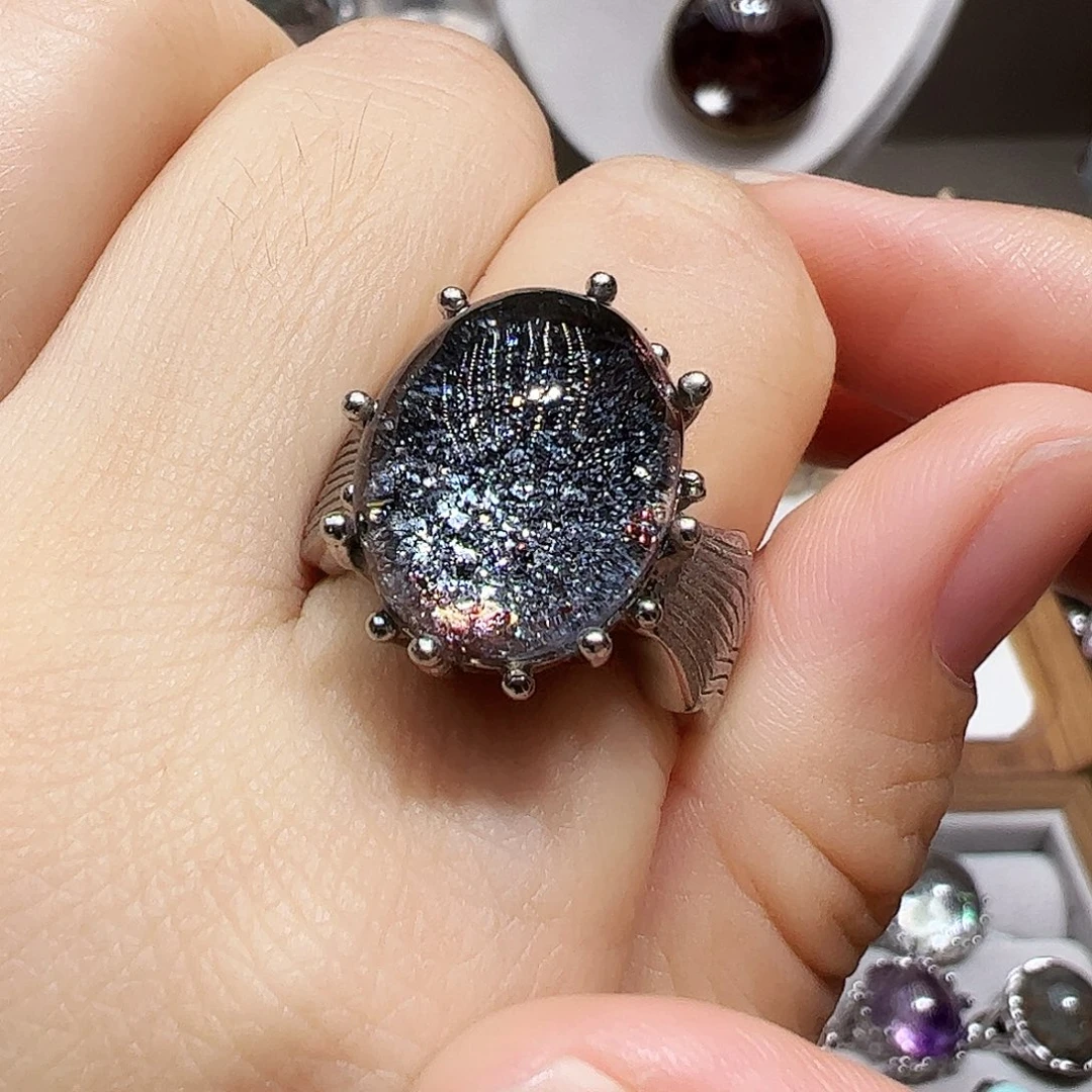 葡***碗银S925镶嵌珠宝半成品水晶