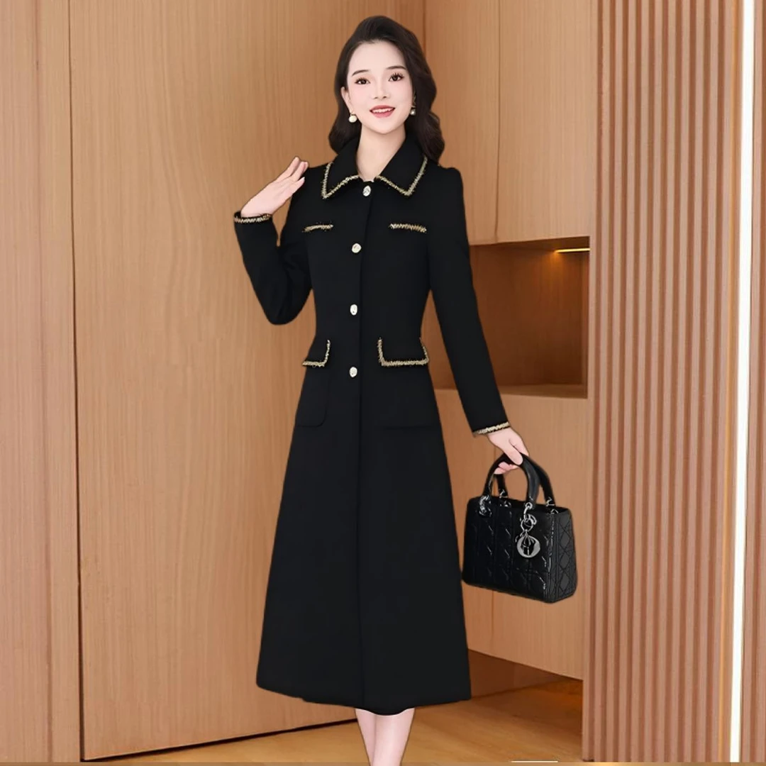 品牌小香风高级感套装连衣裙女2025秋季新款职业装减龄爆款两件套