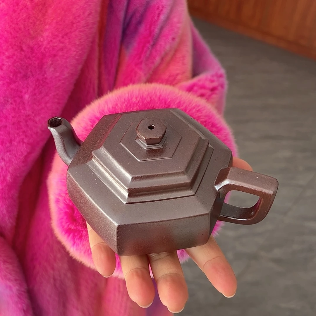 紫砂茶壶黄龙山原矿天青290