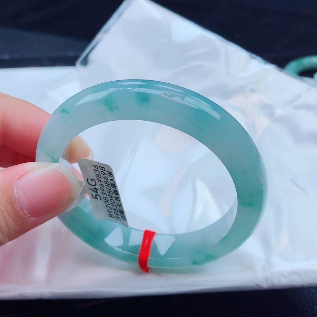 翡翠手镯未镶嵌天然缅甸翡翠A货手镯