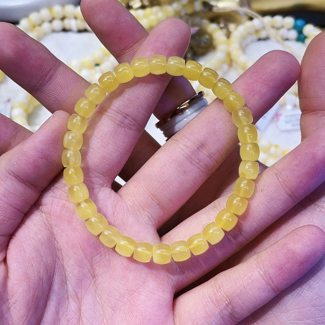 w***s手链蜜蜡未镶嵌6.5mm