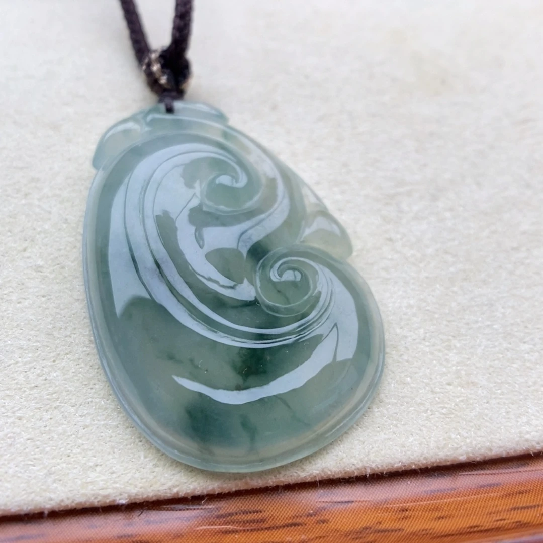 翡翠未镶嵌颈饰吊坠49