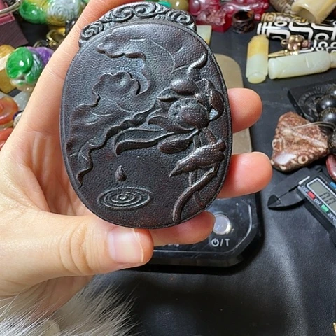 紫金钵盂菩提吊坠